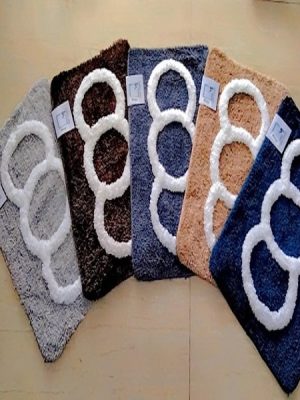 Micro bathmat Circle design 40x60cm (Brand BNL Deal)