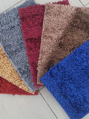 Glossy Chenille Shaggy Stripe Mat Anti skid Backing (Brand BNL Deal) Style 235