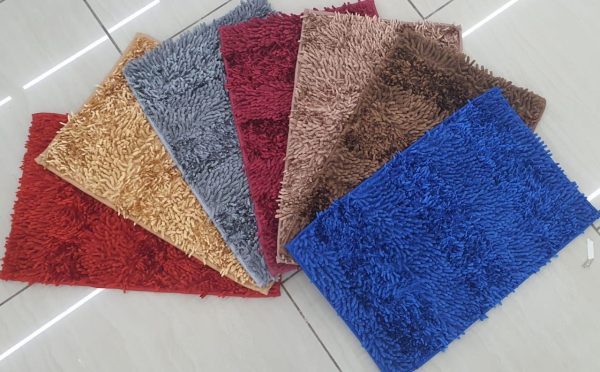 Glossy Chenille Shaggy Stripe Mat Anti skid Backing (Brand BNL Deal) Style 235