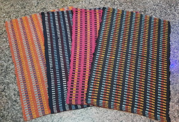 Cotton Rugs Pin Stripe 40x60cm (Brand BNL Deal) Style 262