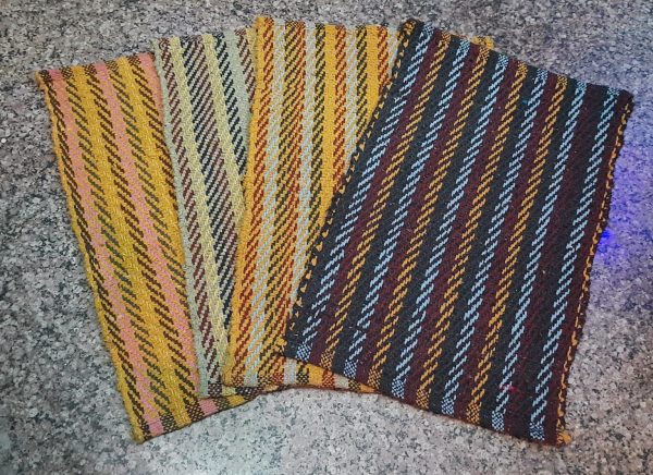 Handloom Cotton Mat Zig Zag 40x60cm (Brand BNL Deal) Style 239