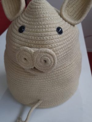 Pig Storage Basket for Season Gifting | Corporate Gifting | Home Décor | Everyday use | Room Decoration