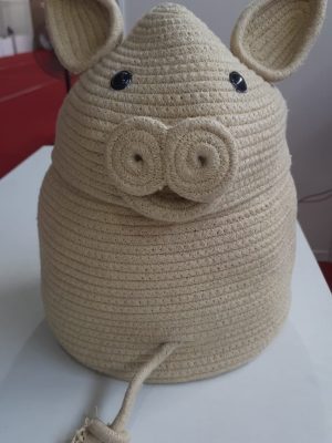 Pig Storage Basket for Season Gifting | Corporate Gifting | Home Décor | Everyday use | Room Decoration