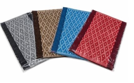 Handmade Fancy Feather Reversible Diamond Rug 40x60cm
