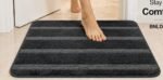Grey Anti Slip Mat made with soft Microfiber 50x80cm
